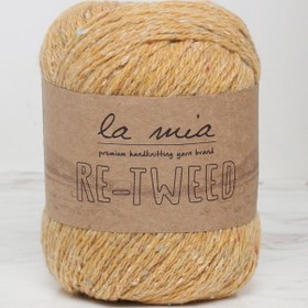 Resim La Mia Re-Tweed Sarı Melanj El Örgü İpi - L124 - 34413 