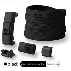 Resim Kısmet 8mm Elastik Ayakkabı Bağları ile Toka Kapatma - Ayarlanabilir, Rahat ve Dayanıklı Günlük ve Özel Durumlar için - Bir Boyut Çoğu Ayakkabı İçin Uygun, Güvenli Ayakkabı Bağları | Ayarlanabilir Ayakkabı Bağları | Elastik Bağlar 