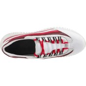 Resim Costo Shoes 45 - 46 - 47 - 48 -49 - 50 Amex Beyaz Büyük Numara Dana Derisi Rahat Geniş Kalıp Erkek Vip Spor Ayakkabı 