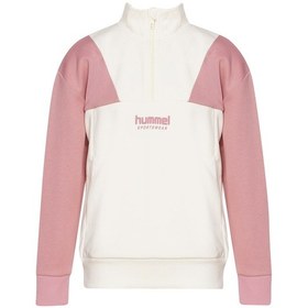 Resim Hummel Kız Çocuk Fermuarlı Sweatshırt BEYAZ 