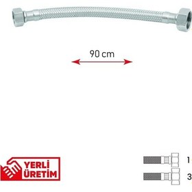 Resim Bağlantı Hortumu 1/2' ' -3/4' 90 Cm 