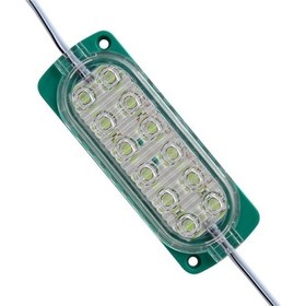 Resim POWERMASTER TEK RENK YEŞİL MODÜL LED 2835 24 VOLT 2.4 WATT 