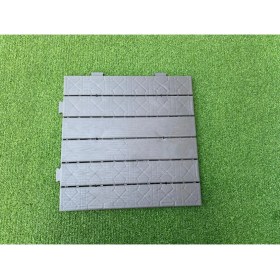 Resim Plastik Deck – Ahşap Görünümlü Zemin Kaplama Karosu (50X50 Cm) (4ADET) 