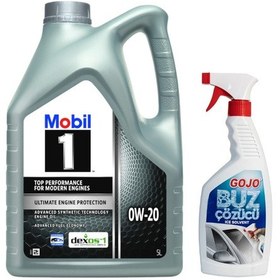 Resim Mobil 1 0W-20 Motor Yağı 5 L + Gojo De Icer Buz Çözücü 