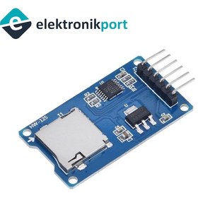 Resim Elektronikport-Mikro Sd Kart Modülü Micro Sd Card Module Arduino 