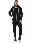 Resim CLR151 Jogger Siyah Eşofman Takımı Siyah 