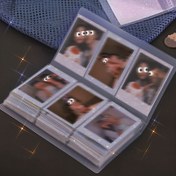 Resim 1 Adet Kompakt 3 İnç Fotoğraf Albümü, 168 Şeffaf Cep ile - Anında Fotoğraflar, Kartpostallar, Stickerlar & Sinema Biletleri için İdeal - Dayanıklı Plastik Kapaklı Hatıra Koleksiyon Kitabı 