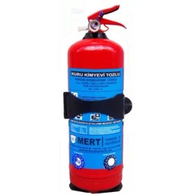 Resim Mert 1 kg Abc Kuru Kimyevi Tozlu Yangın Söndürme Tüpü 