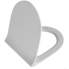 Resim VitrA Universal Klozet Kapağı 110-003-009 Slim - Duroplast - Üstten Sıkmalı - Yavaş Kapanır - Metal 