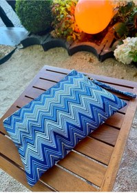 Resim Noa Collection Zigzag Clutch Çanta 