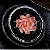 Resim Userfriendly11 Pembe Çiçekli Araba Hava Kanalı Klipsi - Kokusuz Dekoratif Süs 