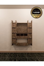 Resim rafineritasarım ELİPS Posta Kutusu MDF 8 ' Lİ GRİ 