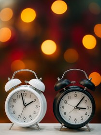 Resim Venus hediye çift zilli retro alarm saati 