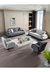 Resim Yıldız Koltuk Takımı 3+3+1+1 Açık Gria 