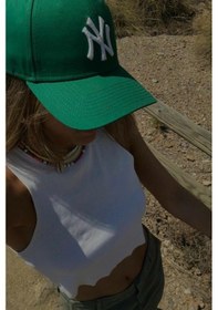 Resim Unisex Ny Yeşil Nakışlı Kep Şapka Yeşil 