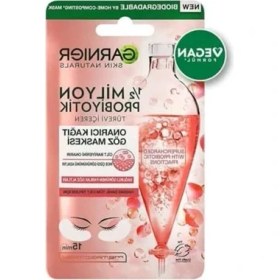 Resim Aesco Garnier 1/2 Milyon Probiyotik Türevi Içeren Onarıcı Kağıt Göz Maskesi 