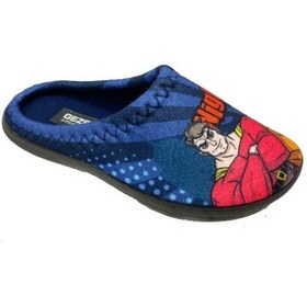 Resim Gezer 13595 Temal Kumaş Erkek Çocuk Halı Terlik 27-29 Mavi 