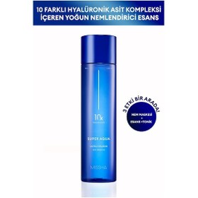 Resim Missha Hyalüronik Asit Kompleksi İçeren Yoğun Nemlendirici Esans Super Aqua Ultra Hyalron Essence 200 ML 
