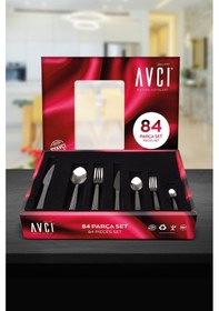 Resim Yakamoz 84 Parça Çatal Kaşık Bıçak Takımı 