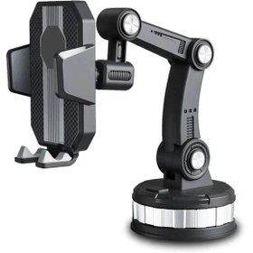 Resim Marsilyan Vlike V13 Vantuzlu 360 Derece Ayarlanabilir Araç Tutucu - Siyah-(5796) - MCT2975-3717 