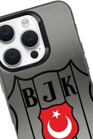 Resim Beşiktaş Büyük Arma Bayrak Premium Telefon Kılıfı - iPhone 16 Pro Max 