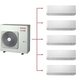 Resim Toshiba 5M 10.000+10.000+10.000+ 10.000 +17.000 BTU/H Multi Split Klima 