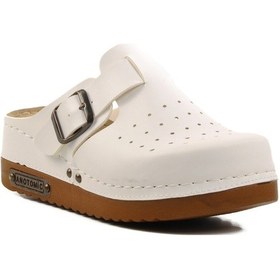 Resim Beyaz Anatomik Unisex Sabo Terlik 07-008 G Beyaz 