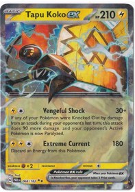 Resim Tapu Koko Ex Holo 68 - Pokemon Paradox Rift - Pokemon Kartı Mint 