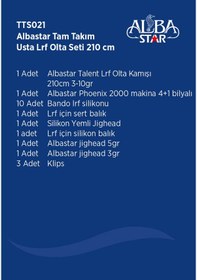 Resim Albastar Tam Takım Usta Lrf Olta Seti Tts021 210Cm-Standart 