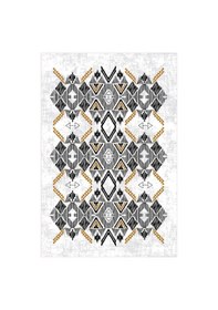 Resim Rovigo Home Dijital Baskı Yıkanabilir Kaymaz Taban Salon Halısı Ve Yolluk Rv130-fnl435 Siyah 