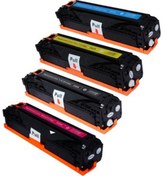 Resim MUADİL TONER CF540A/541A/542A/543A Muadil Takım Set Toner /WB/203A/M254dw/ 