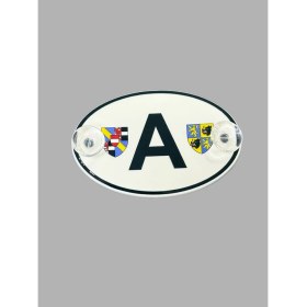 Resim A Harıfı Etiketçilere Özel Pleksi Oval Arma Vantuzlu 