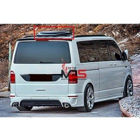 Resim Vw Transporter T7 Raysat Uydu Yassı Model Fiberglass Boyasız 