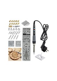 Resim Rox Wood Pro 46 Parça Ahşap Yakma Seti 60w 