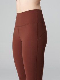 Resim UP&FIT Tayt Push Up Light Bootcut Brown - Brown / One Size 