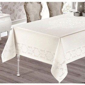 Resim Kırık Beyaz Dertsiz Masa Örtüsü 160 300cm 