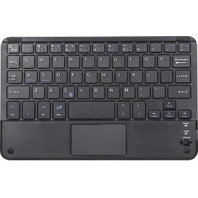 Resim Kablosuz Bt 3.0 Klavye 59 Tuşlu Ultra İnce Mini Bt Klavye Dokunmatik Yüzey Desteği Android Windows İ 