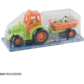 Resim Can Oyuncak Römorklu Traktör 35 cm HCT-CN2039 Gko 
