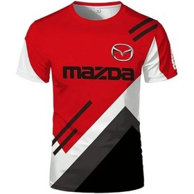 Resim Snapbuy3d Baskılı Erkek Kadın Yarış Tişörtü Mazda Ppattern Spor Giyim Nefes Alabilirblack Black 