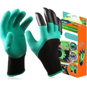 Resim Garden Genie Gloves Toprak Kazma Bahçe Eldiveni- 