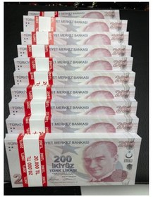 Resim 10 Deste 100 Adetlik 100tl Sahte Geçersiz Düğün Paraları Kına 