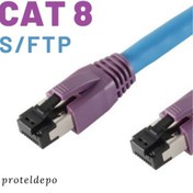 Resim Irenis CAT8 Kablo S/FTP LSZH Ethernet Network LAN Ağ Kablosu 3 M 