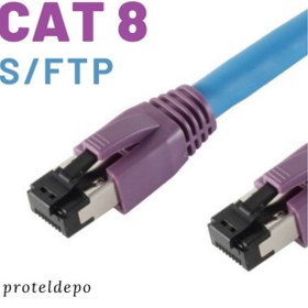 Resim Irenis CAT8 Kablo S/FTP LSZH Ethernet Network LAN Ağ Kablosu 7.5 M 
