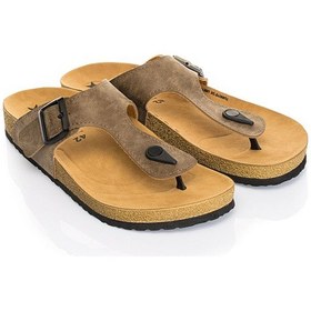Resim Twigy Daniel Erkek Parmak Arası Terlik Vizon 41/45 BB0702 Vizon 