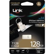 Resim LinkTech T128 Premium Dual 90MB/S 128GB Type-C Otg Flash Bellek 