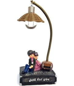 Resim Just For You Sonsuz Aşk Işıklı Çift Biblosu - Romantik Ve Dekoratif Hediye 