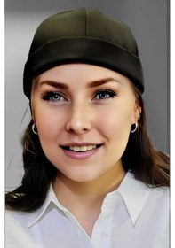 Resim Unisex %100 Pamuklu Docker Şapka Siyah 