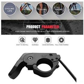 Resim Padalink Mtb Bisiklet Elektrikli Donanım Parçası Tt-009: Evrensel Sağ-sol Kullanıma Uygun Hız Kontrol Pedalı, Su Geçirmez Bağlantı, 12-72v Uyumlu 