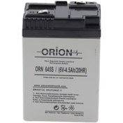 Resim Orion Orn645s 6v 4.5 Ah Işıldak Aküsü - Geçmeli Tip Akü 11/2020 Üretim 