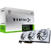 Resim Msı Geforce Rtx 5080 16GB Ventus 3x Oc Whıte Gddr7 256BIT DX12 Gaming (Oyuncu) Ekran Kartı 